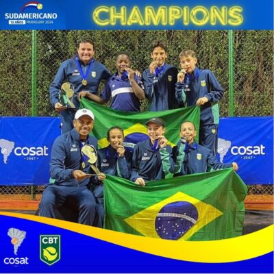Sulamericano 2023, 1º Campeões- Eduarda Gomes, Gabriela Carvalho, Giulia Margoti