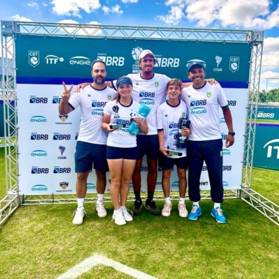 Copa Cosat (Grama) 2025 -Treinadores , Ivan, Leandro, Eder - Miguel Ferraz vice-campeão, Flavia Cherubim campeã!